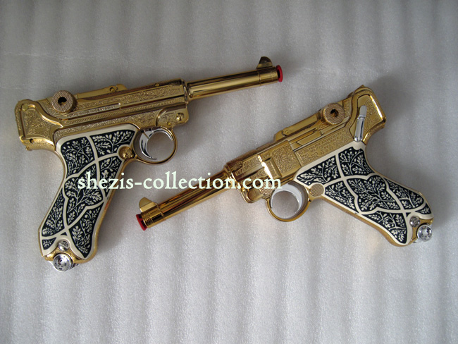 Réplique Airsoft Tokyo Marui – Luger Dorée Resident Evil Code Veronica (Ashford)